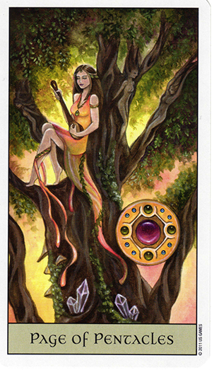 Crystal Visions - Page of Pentacles