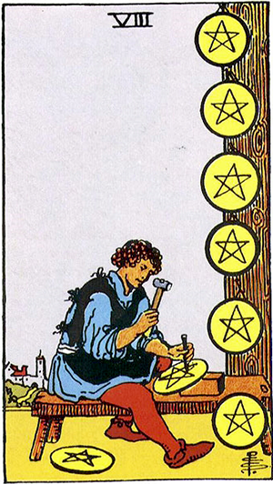 Eight of Pentacles