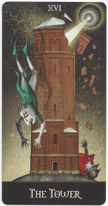deviant moon tarot tower card