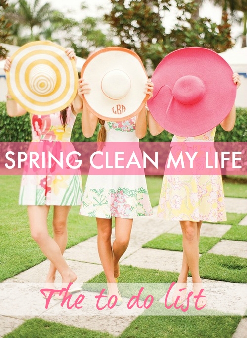 spring clean my life