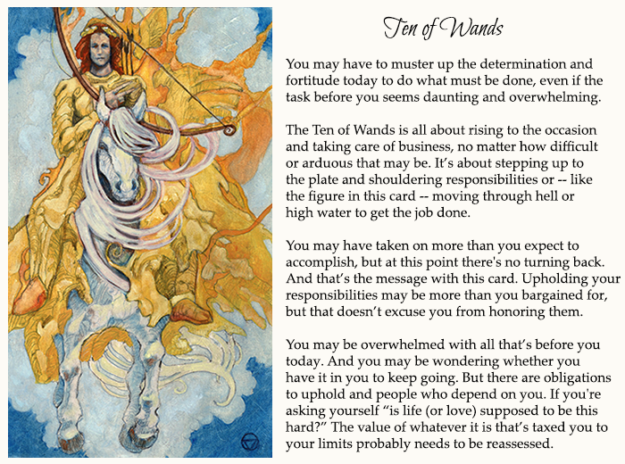 10 of Wands