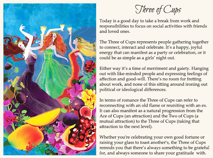 Three of cups