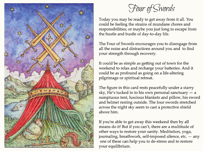 Four of swords