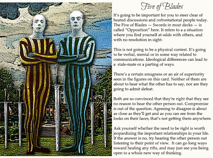 Five of Blades