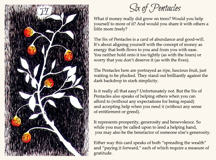 Six of Pentacles