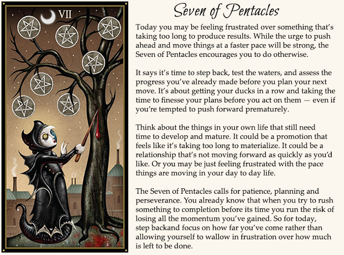 Seven of Pentacles