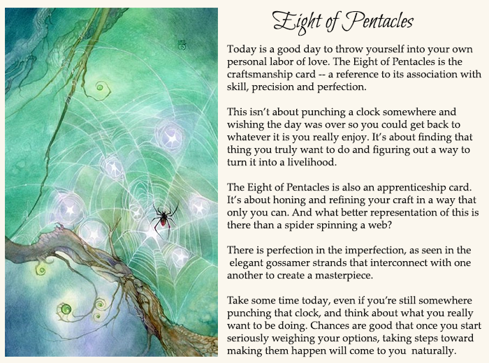 Eight of Pentacles