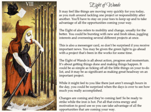 Eight of Wands