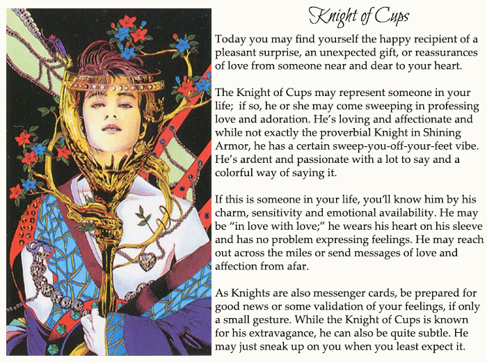 Knight of cups